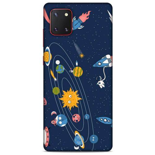 Samsung Galaxy Note 10 Lite Uyumlu Kılıf Mavi Delisi (28) Arka Kapak Ufo