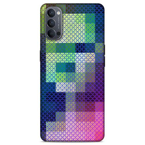 Lopard Oppo Reno 4 Uyumlu Kılıf PiXel (16) Kalın Kılıf Kare