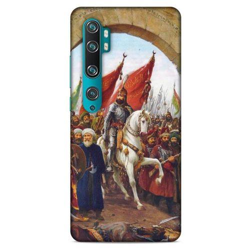Xiaomi Mi Note 10 Uyumlu Kılıf Ottoman (40) Fit Silikon Kılıf İstanbul'un Fethi