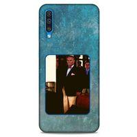 Samsung Galaxy A50 Kılıf Atatürk (30) Silicone Case Turkuaz Taş