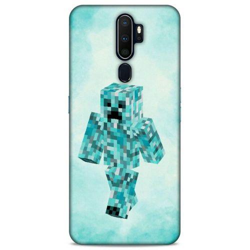 Lopard Oppo A5 2020 Uyumlu Kılıf PiXel (47) Crystal Flex Kılıf Diamond Creeper