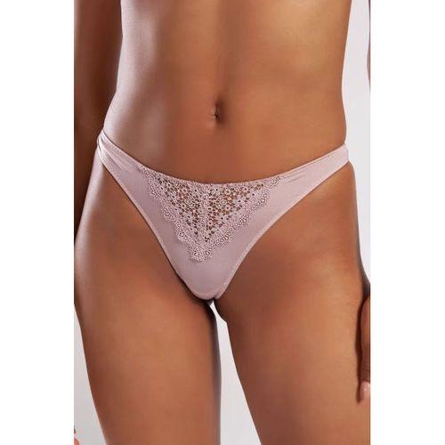 Garland Mini String, Kadın Güpürlü Açık Pembe Külot