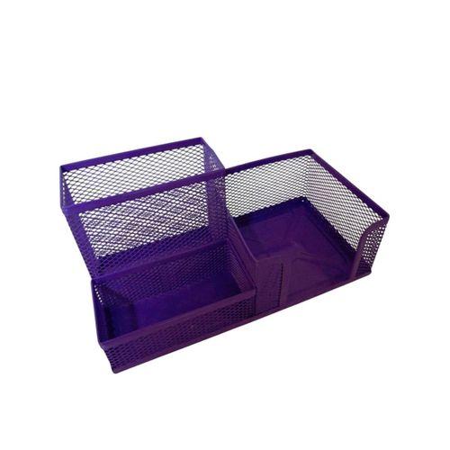 LİNEA METAL PERFORE ÜÇLÜ MASA SETİ ( Mor)