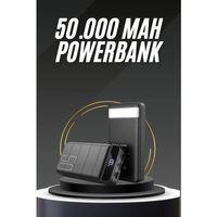 50.000 Mah Led Dijital Göstergeli Usb Çıkışı Powerbank