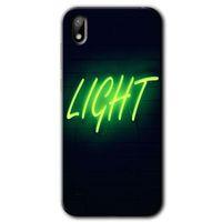 Huawei Y5 2019 Kılıf HD Desen Baskılı Arka Kapak - Neon İnscription