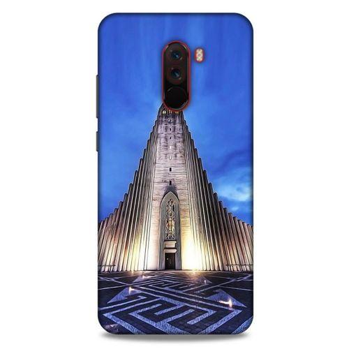 Xiaomi Pocophone F1 Kılıf Dünya Mimarisi (38) Neo Hybrid Kılıf Church of Hallgrimur