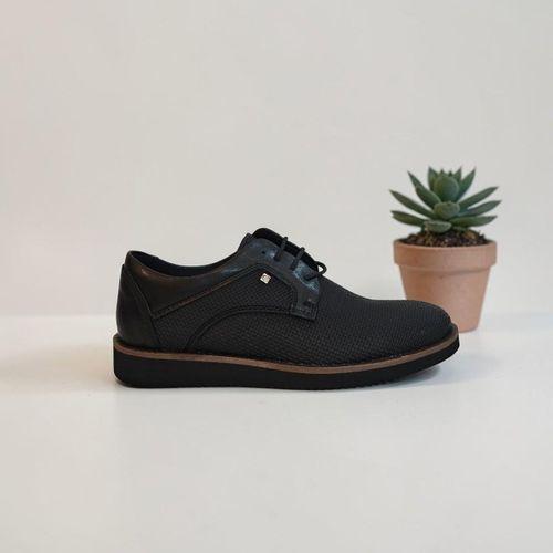 Conteyner 192 Siyah Örgü Desen Erkek CAsual Ayakkabı