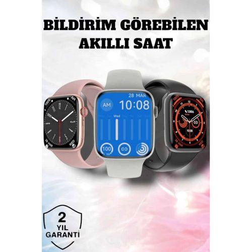 Akıllı Saat Adım Sayar, Kalp Atışı İzleme Dokunmatik Bluetooth Bağlantılı