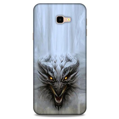 Samsung Galaxy J4 Plus Kılıf Dragons (11) Tam Koruma Beyaz Ejderha