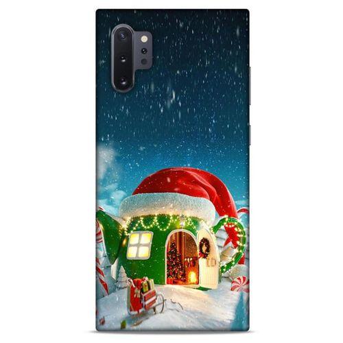 Samsung Galaxy Note 10 Plus Kılıf Snowix (2) Kabı Yeşil Kırmızı