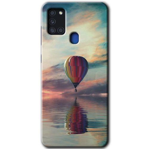 Potkal Hediye Fabrikası Samsung Galaxy A21s Kılıf HD Desen Baskılı Arka Kapak - Zeplin