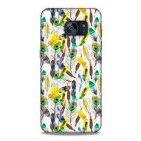 Samsung Galaxy S7 Edge Kılıf Desenli Özel Seri Tüyler (5) Koruma Kabı