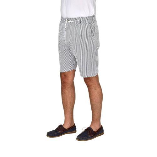 Erkek Çizgili Cepli Likralı Şort BGL-ST04624
