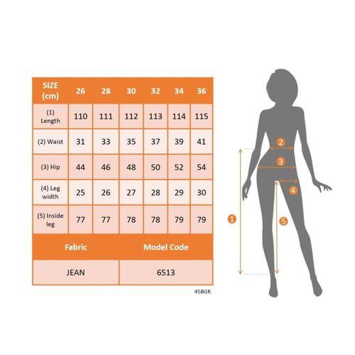 Kadın Yüksek Bel Tek Düğmeli Paçaya Doğru Genişleyen Kot Pantolon