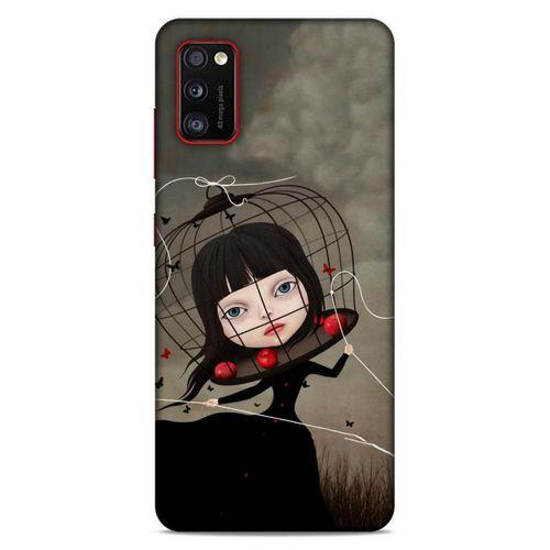 Lopard Samsung Galaxy A41 Uyumlu Kılıf Manipülasyon ☻ (40) Fit Silikon Kılıf Desenli