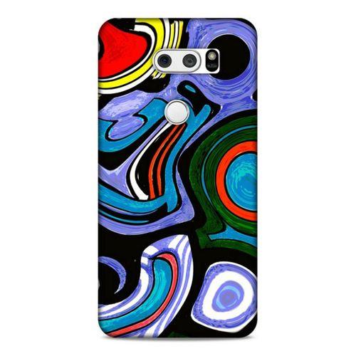 Lopard LG K40S Uyumlu Kılıf Soyut Sanat (25) Baskılı Antişok Kapak