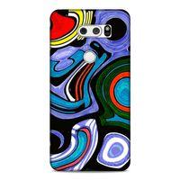 Lopard LG K40S Uyumlu Kılıf Soyut Sanat (25) Baskılı Antişok Kapak