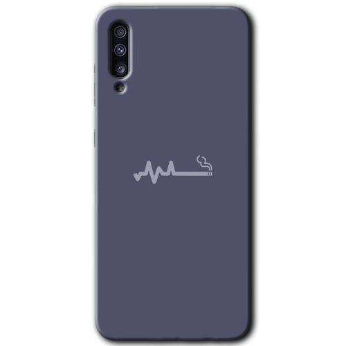Samsung Galaxy A50 HD Baskılı Kılıf + 9D Tam Ekran Koruyucu - Sigara Zararlıdır