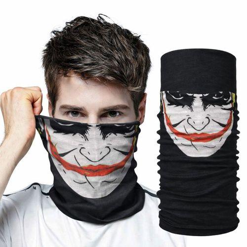 Joker Desenli Çok Amaçlı Buff – Yüz, Boyun ve Bandana Maskesi 5 No