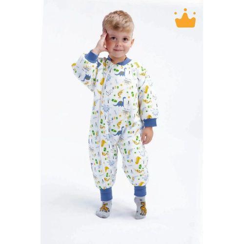 Mavi Dinozor Desenli Çocuk Uyku Tulumu