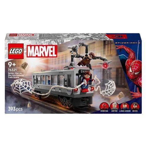 Eğitici Oyuncak LEGO Marvel Örümcek Adam ile Doktor Oktopus Metro Sahnesi 76321