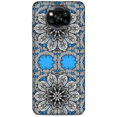Xiaomi Redmi Poco X3 Uyumlu Kılıf Mavi Delisi (34) Slim Armor Kılıf Sanat
