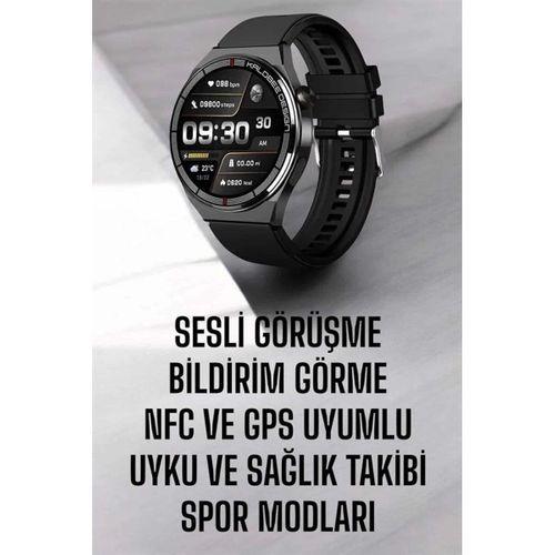 Akıllı Saat Nabız Sensörlü Bildirim Görebilen Spor Modları Gps Takibi