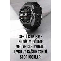 Akıllı Saat Nabız Sensörlü Bildirim Görebilen Spor Modları Gps Takibi