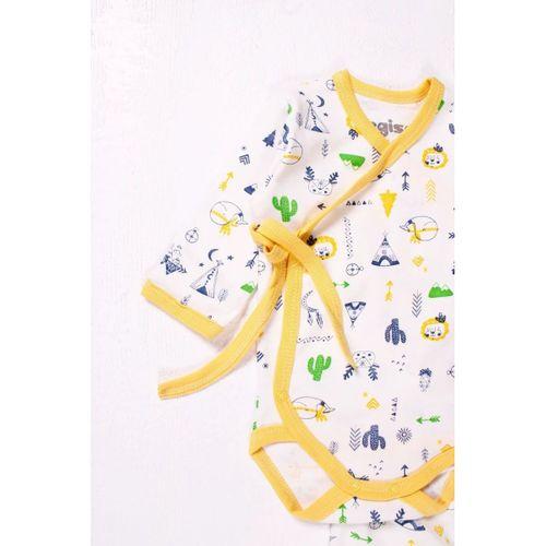 Kruvaze Bağlamalı Camp Desenli 2'li Erkek Takım