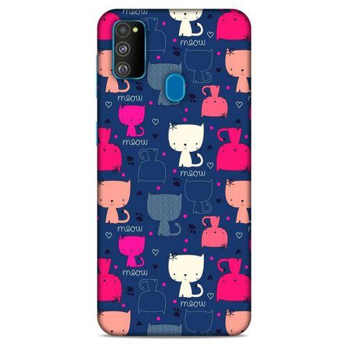Lopard Samsung Galaxy M30s Uyumlu Kılıf Kediler (5) Koruma Kabı Miyav