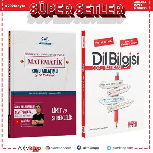 Çap Limit ve Süreklilik ve AKM Dil Bilgisi Soru Bankası Seti 2 Kitap