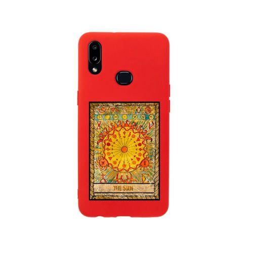 Samsung A10s The Sun Premium Silikonlu Kırmızı Telefon Kılıfı