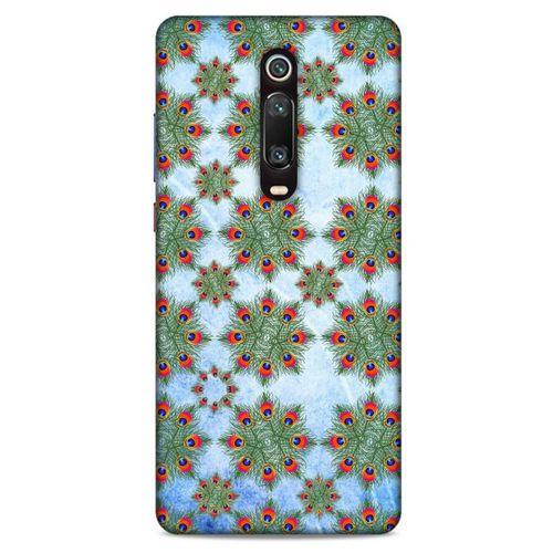 Xiaomi Mi 9T Pro Kılıf Desenli Özel Seri Tüyler (24) Darbe Emici Kılıf