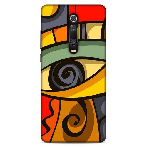 Lopard Xiaomi Redmi K20 Uyumlu Kılıf Soyut Sanat (7) Baskılı Telefon Kılıfı