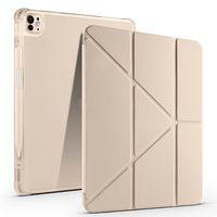 Apple iPad Pro 13 2025 M5 Kılıf Zore Tri Folding Kalem Bölmeli Standlı Kılıf