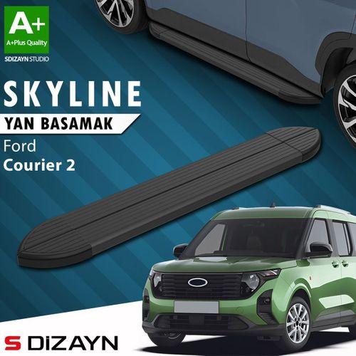 S-Dizayn Ford Courier 2 Skyline Siyah Yan Basamak 183 Cm 2023 Üzeri A+ Kalite