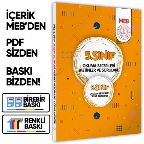 2026 5 Sınıf Maarif SİSTEM MEB Yardımcı Kaynakları Okuma Becerileri Kitabı BASKI ÜCRETİ
