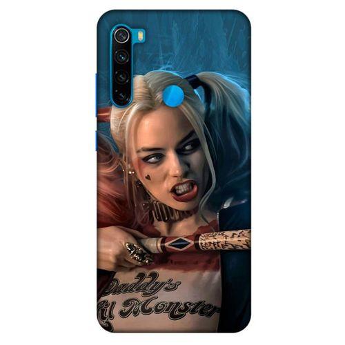 Xiaomi Redmi Note 8 Uyumlu Kılıf Harley Quinn (13) Silikon Kap Mavi