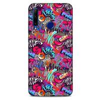 Graffitix (8) Desenli Silikon Kapak Huawei Y6P Kılıf