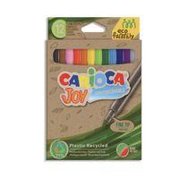 Çocuk Carioca Eco Family Joy Süper Yıkanabilir Keçeli Boya Kalemi 12'Li