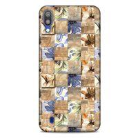 Samsung Galaxy M10 Kılıf Baskılı Özel Seri Taşlı (47) Crystal Flex Kılıf