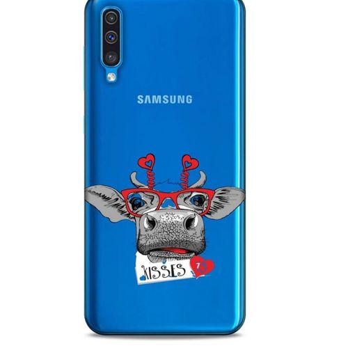 Zoologix (6) Samsung Galaxy A31 Şeffaf Kılıf Silikon Desenli