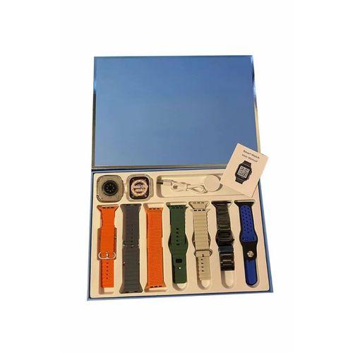 7 Kordonlu Unisex Akıllı Saat Çoklu Kordon Seçeneği Amoled Ekran