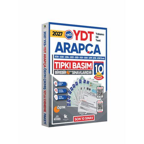 2027 YKS YDT ARAPÇA ÖSYM Çıkmış Soru Tıpkı Basım Deneme Paketi 10lu Türkiye Geneli