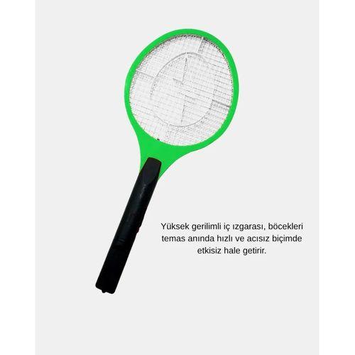 Yüksek Gerilimli Elektronik Sinek Raket – Sessiz, Kimyasız Ve Güvenli Kullanım