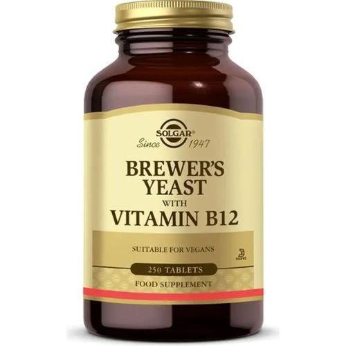 Solgar Solgar Brewer's Yeast with Vitamin B12 250 Tablet 033984004009