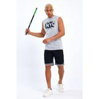 Süperlife Erkek Bisiklet Yaka Regular Fit NYC Baskılı Tişort SPR22TS124