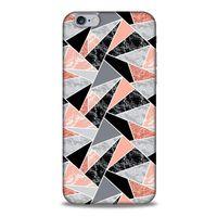 Mermer Desenli (32) Tema Soft Silikon Kılıf Bakır rengi Apple Iphone 6S Kılıf