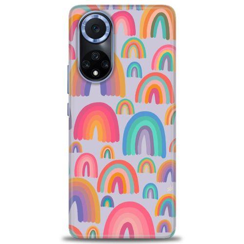 Huawei Nova 9 Kılıf HD Baskılı Kılıf - Gökkuşakları + Tam Ekran Koruyucu