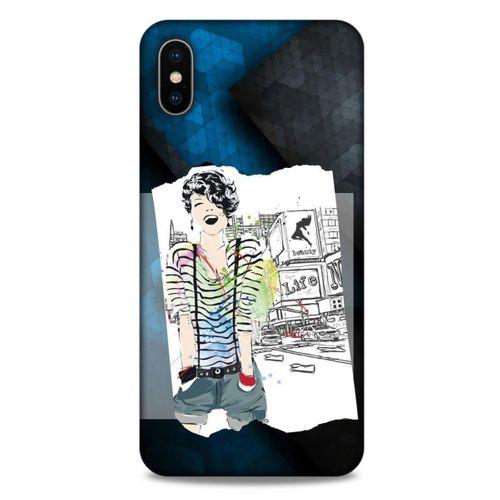 Sokak Modası 75 Apple iPhone XS Max Kılıf Desenli Silikon